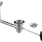 Thumbnail image #1 for Component Hardware Encore DSS-8015 Universal Rotary Sink Drain with Overflow Assembly, 3-1/2" Opening, 1-1/2" or 2" Outlet