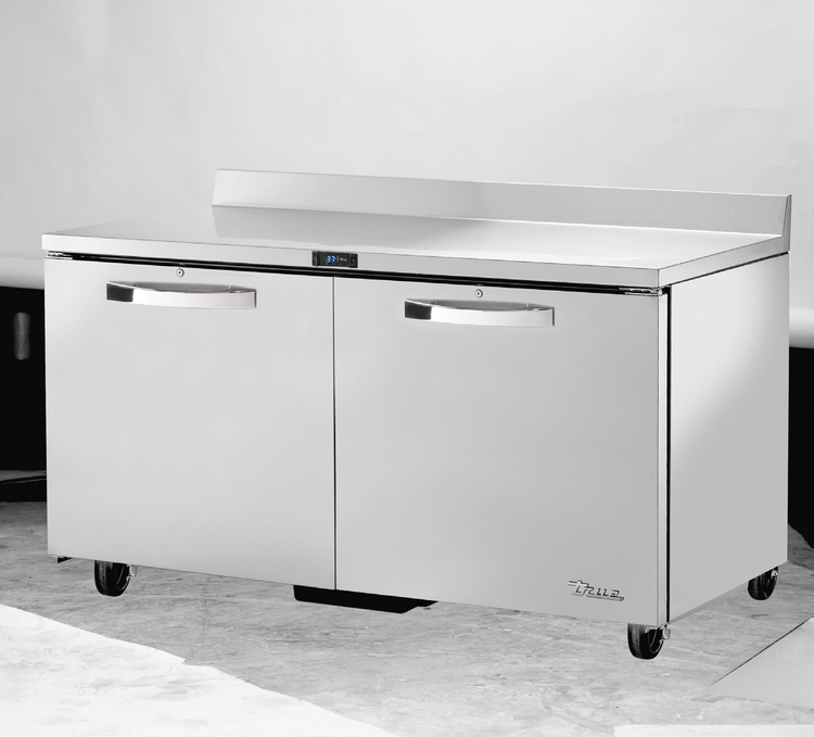 Product image #5 for True SPEC Series 60-Inch Two-Section Worktop Refrigerator, Solid Doors, Rear-Mounted Self-Contained Refrigeration