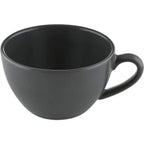 Thumbnail image #1 for Libbey B1100 by Bauscher 627528511700694 Porcelain Coffee Cup, 11.8 oz, Matte Black
