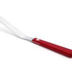 Thumbnail image #1 for JB Prince Titanion UA282 RD Offset Spatula, 4" Titanium Blade, Red Handle