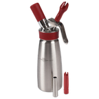 Thumbnail image #1 for JB Prince iSi B938 Whipped Cream Dispenser, 16 oz, 12"H, Includes Cleaning Brush and 3 Decorating Tips
