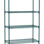 Thumbnail image #1 for Metro Super Erecta SA-2130K3-74-S4 Super Adjustable Super Erecta® Starter Wire Shelving Unit, 30"W x 21"D x 74"H, 800 lb. capacity per shelf, 2000