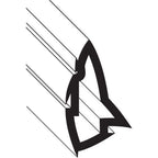 Thumbnail image #1 for AllPoints Foodservice Parts & Supplies 8014851 Hygienic Plug-In Door Gasket