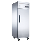 Thumbnail image #2 for Dukers Appliance Co., USA Ltd. D28AF 1-Section Reach-In Freezer, Solid Hinged Door, Stainless Steel, Top-Mounted Self-Contained