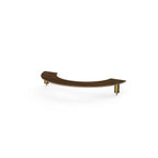 Thumbnail image #1 for Steelite International Mogogo, Modular MGCIAF02WBXX Half-Round Buffet Extension Shelf, Laminated Wood, 53 x 26-1/2 x 6-1/2H