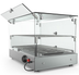 Thumbnail image #7 for KoolMore Countertop Hot Food Display Warmer, 1.7 Cu. Ft., 2-Shelf Self-Service, Curved Glass
