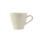 Thumbnail image #1 for Tuxton China Europa BEF-0808 8 oz Ceramic Cappuccino Cup, American White/Eggshell Case of 2 Dozen
