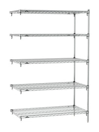 Metro Super Erecta SA-2442C-74-A5 Super Adjustable Wire Add-On Shelving Unit, 42