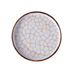 Thumbnail image #1 for G.E.T. Corona, Accents Cracked PA133I992812 Round China Dinner Plate, 11 in, Cracked Rustic Finish Case of 12