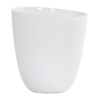 Thumbnail image #1 for Cal-Mil Bali 24405-96-15 Dressing Crock, 7" Diameter x 7.75"H, Round White Melamine Case of 6