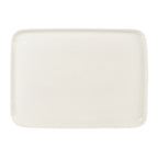 Thumbnail image #1 for Mikasa Hospitality 5324103 White Vegan Bone China Rectangular Platter, 5.3"W x 8"D Case of 16