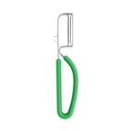 Thumbnail image #1 for Browne USA Foodservice 575435 Dual-Sided Stainless Steel Blade Vegetable Peeler with Blade Protector and Side Cutter Case of 144