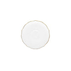 Thumbnail image #1 for Ten Strawberry Street Dahlia Gold DHLA-0009S-GLD China Saucer, Round, 5.71" Diameter, Embossed Gold Case of 48