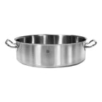 Thumbnail image #1 for Zwilling J.A. Henckels 1016845 12-Qt 3-Ply Stainless Steel Braising Pan with Aluminum Core, 14" Diameter, Induction Ready, No Cover