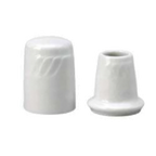 Thumbnail image #1 for Vertex China Sausalito SAU-TH China Toothpick Holder, Sculpted Lines, White Case of 6 Dozen