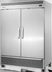 Thumbnail image #2 for True Two-Section Reach-In Refrigerator with Solid Swing Doors and Bottom-Mount Refrigeration