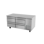 Thumbnail image #1 for Fagor Refrigeration SUR-67-D4 Undercounter Refrigerator, 4 Drawers, 67-1/4"W, 18.6 cu. ft., Stainless Steel, Self-Contained Side-Mount Refrigeration