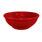 Thumbnail image #1 for International Tableware Cancun CA-15-CR Ceramic Oatmeal/Nappy Bowl, 13 oz, 5-5/8" Round, Crimson Red Case of 3 Dozen