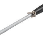 Thumbnail image #2 for JB Prince F. Dick D949 10-Inch Round Sharpening Steel with Black Polypropylene Handle