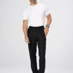 Thumbnail image #1 for Chef Works PEC05-BLK-S Men's Black Cargo Pants, Small, 100% Recycled Polyester