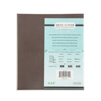 Thumbnail image #1 for CAC China MCC4-11BN 4-Panel Faux Leather Menu Cover, Brown, 8-1/2" x 11" Case of 30