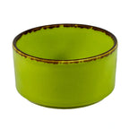 Thumbnail image #1 for Vertex China Woodland WLG-4S 8 oz Porcelain Bouillon Bowl, Round, Stackable, Hand-Painted Sage Rim Case of 3 Dozen