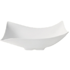 Thumbnail image #1 for G.E.T. GET ML-219-W Rectangular Flared Melamine Bowl, 1.9 qt, White, 11-1/2 x 8-1/8 x 5 in Case of 3