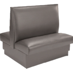 Thumbnail image #1 for ATSMFG ATS AT&S-AD-W42-P GR7 MFG Upholstered Double Booth, 48"L x 42"H, Plain Back, Removable Spring Seat