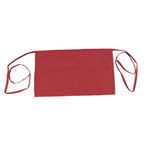 Thumbnail image #1 for Thunder Group CA1322BG Chef Waist Apron, Burgundy, 65/35 Poly-Cotton, 3 Pockets, 13" x 22" Case of 12