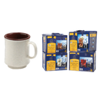 Thumbnail image #1 for G.E.T. GET SP-TM-1308-U 8 oz Two-Tone Tritan Plastic Mug Case of 2 Dozen