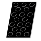 Thumbnail image #1 for Matfer Bourgeat Flexipan 336090 Charlotte Mold, 18 Cavities, 3-2/5 oz, 3" Diameter x 1-1/2"H, Nonstick Silicone
