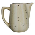 Thumbnail image #1 for International Tableware Rotana RT-100-WH Ceramic Creamer, 6 oz, with Handle, Wheat 1 Dozen