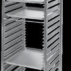 Thumbnail image #4 for Channel Manufacturing 570AC Front-Load Aluminum Bun Pan Rack, 39-Pan Capacity, 1.5-Inch Channel Spacing, 5-Inch Swivel Casters
