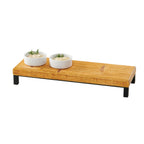 Thumbnail image #2 for Cal-Mil Madera 22066-3-99 Rectangular Wood Buffet Riser, 20"W x 7"D x 3"H, Rustic Pine