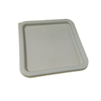 Thumbnail image #1 for Libertyware SFCC-MW White Square Food Storage Container Cover for 6 and 8 qt Containers, NSF Case of 60