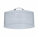Thumbnail image #1 for Libertyware ACC12 Clear Acrylic Cake Cover, 12" Diameter x 7" Height, Stainless Steel Handle Case of 12