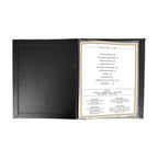 Thumbnail image #2 for Risch Chicago CMBFF-SHERWOOD 4.25X14 Faux-Wood Menu Board, 4-1/4" x 14", 3-Hole Binder Case of 25