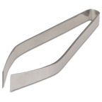 Thumbnail image #1 for JB Prince D407 Fish Bone Tweezer, 4-1/2-Inch, Angled, Stainless Steel