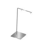 Thumbnail image #1 for Renfro Industries Inc. RISTRI512 . Galvanized Metal Sign Stand, 16.5"W x 10"D x 28"H, for Hanging Retail/Grocery Signage