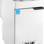 Thumbnail image #2 for Vulcan Quick Ship JEF50-ES-QS-PLATINUM Core JEF50 50lb JEF Series Electric Freestanding Fryer, 16"W, thermostatic controls, twin baskets, stainless