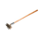 Thumbnail image #1 for CAC China B2OS-27 Pizza Oven Brush/Scraper with 27-Inch Wood Handle Case of 12