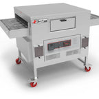 Thumbnail image #1 for Migali Industries MSP-3848-NG Single-Deck Natural Gas Conveyor Pizza Oven, Floor Model, 78.9"W