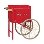Thumbnail image #1 for Gold Medal Products 2659CR Popcorn Cart, Red, 31"H, 2 Spoke Wheels