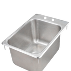 Thumbnail image #1 for IMC/Teddy DIS-9-DX Drop-In Hand Sink, 1 Compartment, 18" x 12" x 9-3/8", 10" x 14" x 9" Bowl, 18-Gauge Stainless Steel Apron