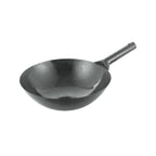 Thumbnail image #1 for CAC China WOK-14BK 14-Inch Carbon Steel Wok with Single Handle Case of 12