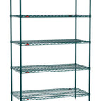 Thumbnail image #1 for Metro Super Erecta SE-3054K3-74-S5 Stationary Starter Wire Shelving Unit, 54"W x 30"D x 74"H, 600 lb. capacity per shelf, 2000 lb. capacity per unit