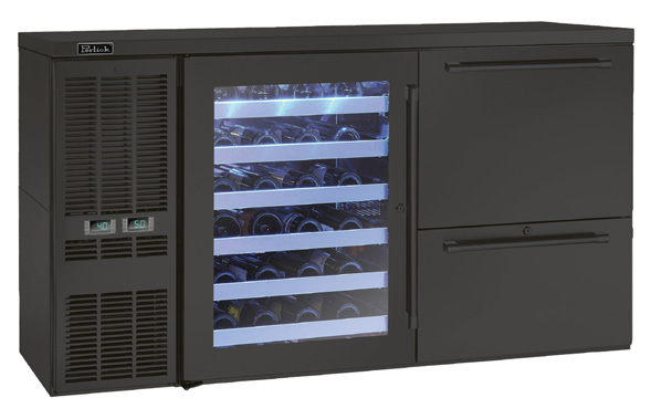 Product image #8 for Perlick DZS60 Dual-Zone 60" Two-Door Back Bar Refrigerator