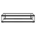 Thumbnail image #2 for Koolmore KM-DC-17SBK Countertop Bakery Display Case, 13"W, 1.5 cu. ft., Clear Tempered Glass, 2 Sliding Glass Doors