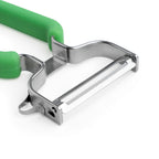 Thumbnail image #2 for Browne USA Foodservice 575430 Y Vegetable Peeler, Stainless Steel Single Blade with Protector and Side Cutter Case of 144
