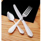 Thumbnail image #2 for Libbey Antique 239 5502 Dinner Knife, 9-1/2" Fluted Blade, Solid Handle, 18/0 Stainless Steel